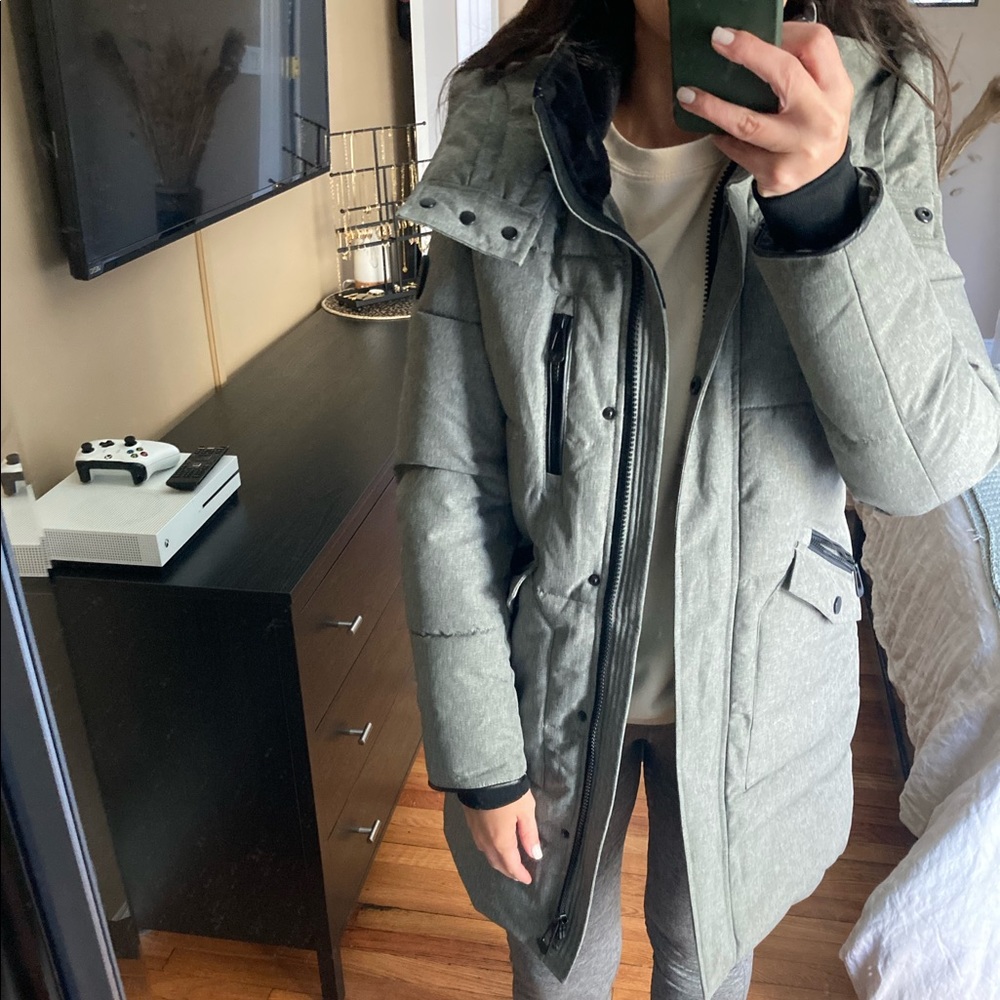 Noize gray winter parka -size S